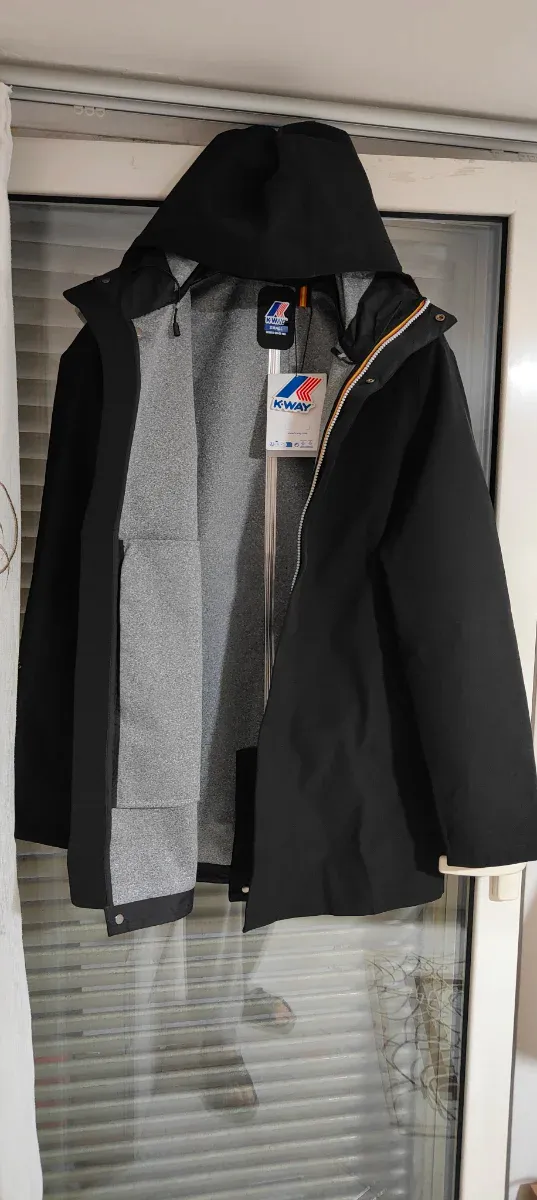 K-Way Termico Giacca Nera