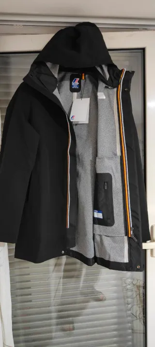 K-Way Termico Giacca Nera