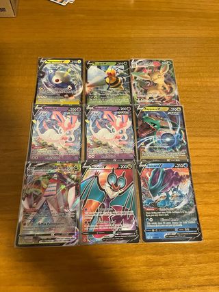 Set Cartas Pokemon Cielos Evolutivos