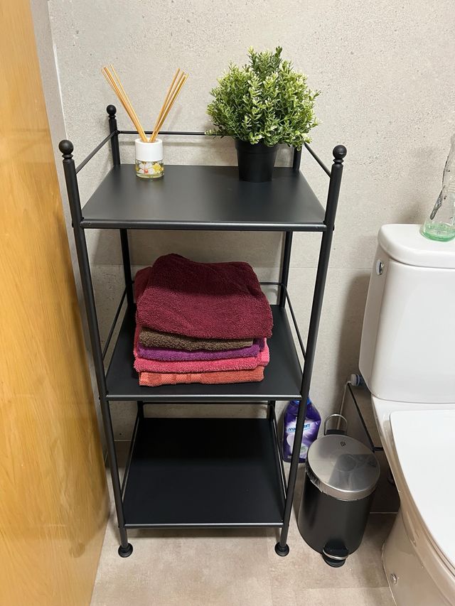 Estantería ikea Frojson metálica baño 3 baldas