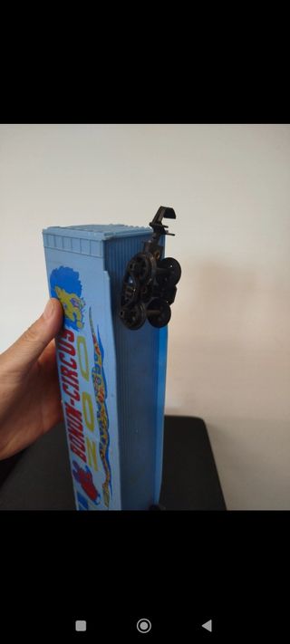 Lima giumbo bonum circus 4 carrozze treno scala 0