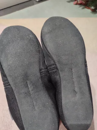 Zapatillas Ballet Gimnasia Talla 36 Negras