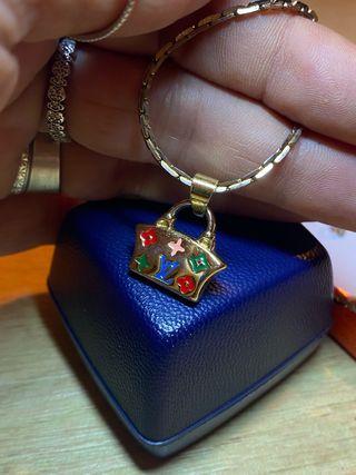 Colgante bolso Louis Vuitton multicolor