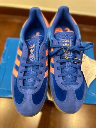 Adidas Gazelle Blu/Rosa