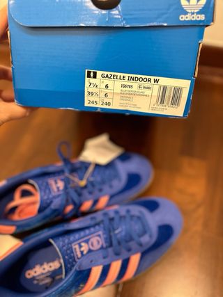 Adidas Gazelle Blu/Rosa