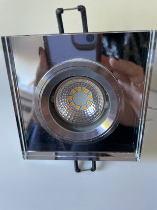Foco LED efecto espejo 4 Uds