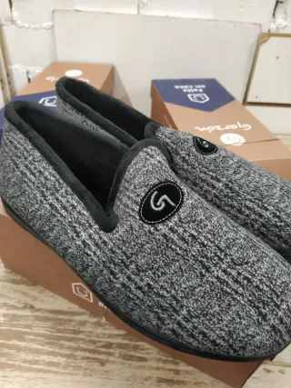 Zapatillas Garzón Hombre Gris y Negro