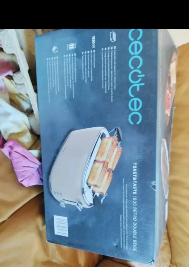 Tostatrice Cecotec Toast&Taste 1600 Beige