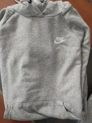 Sudadera Nike Gris Unisex