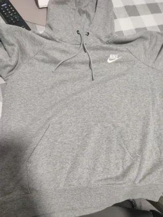 Sudadera Nike Gris Unisex
