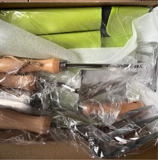 Set attrezzi giardinaggio con borsa