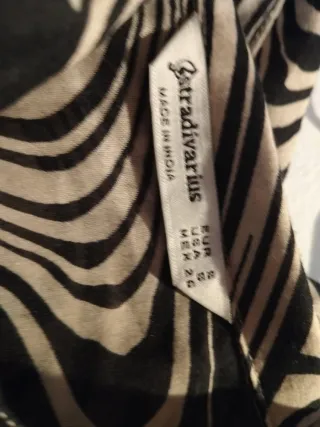 Camisa ancha estampada mujer