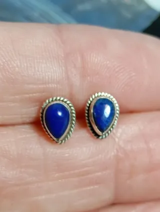 Pendientes Plata Ley lapizlazuli