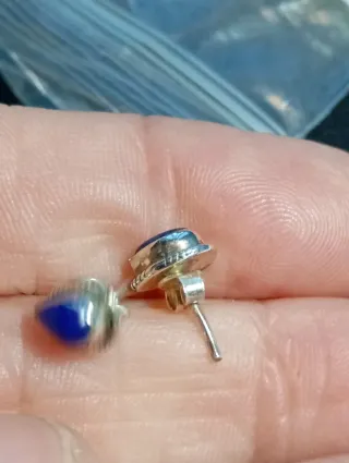 Pendientes Plata Ley lapizlazuli