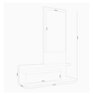 Ingresso decorativo in legno