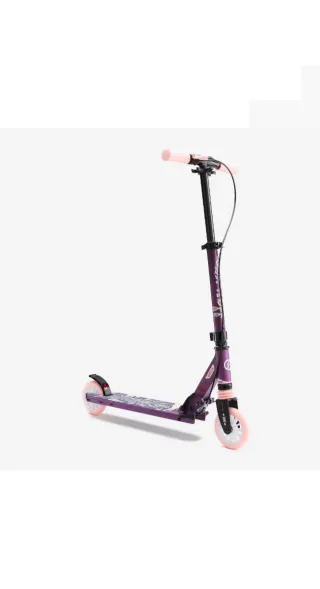 Patinete Oxelo Morado Ruedas Rosas