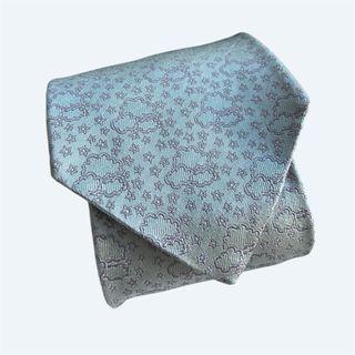 Corbata Loewe Seda Azul Claro Vintage