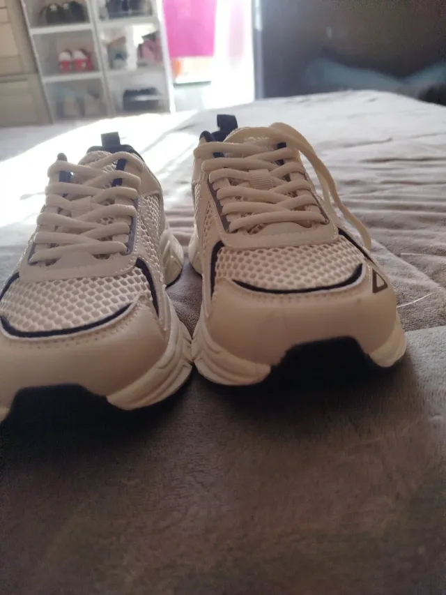 Zapatillas Champion Beige y Verde