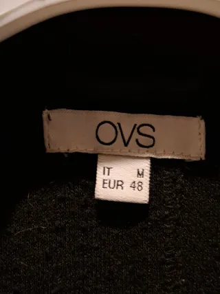 Cappotto OVS nero donna tg 46/48 sfoderato