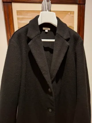 Cappotto OVS nero donna tg 46/48 sfoderato