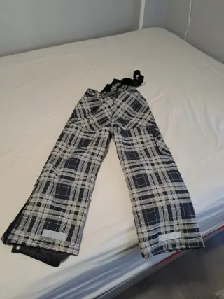 Pantalón de Nieve Infantil a Cuadros