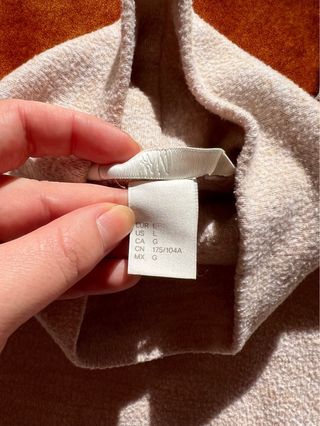 Maglione H&M collo alto beige taglia L