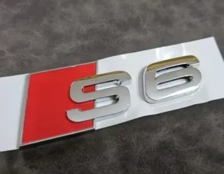 Logo Audi S6 Emblema Pegatina Accesorio Maletero