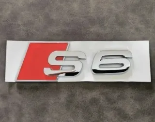 Logo Audi S6 Emblema Pegatina Accesorio Maletero