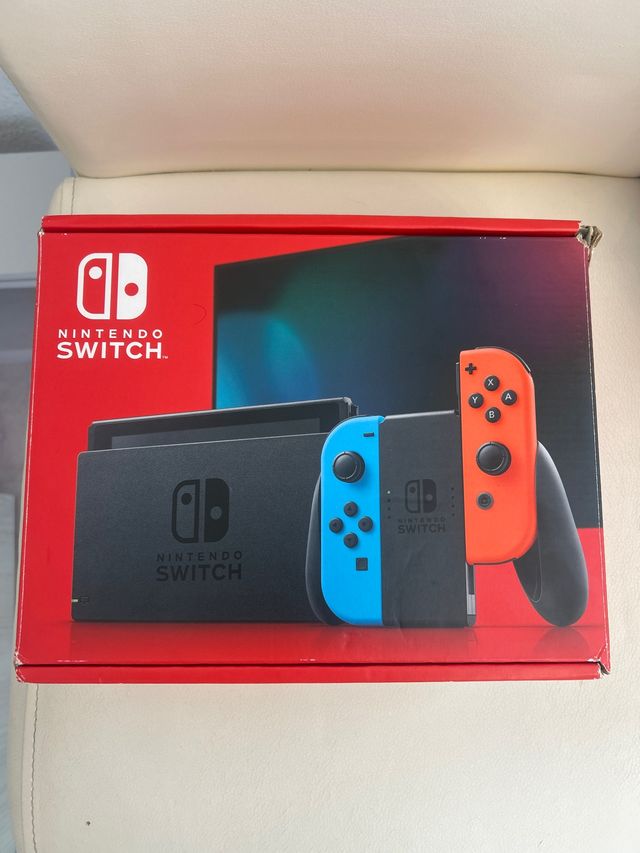 Nintendo Switch Consola 32GB Azul/Rojo Neón