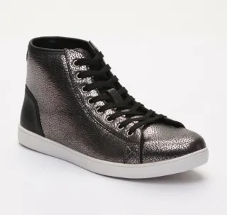 Guess Sneakers Altas Metalizadas