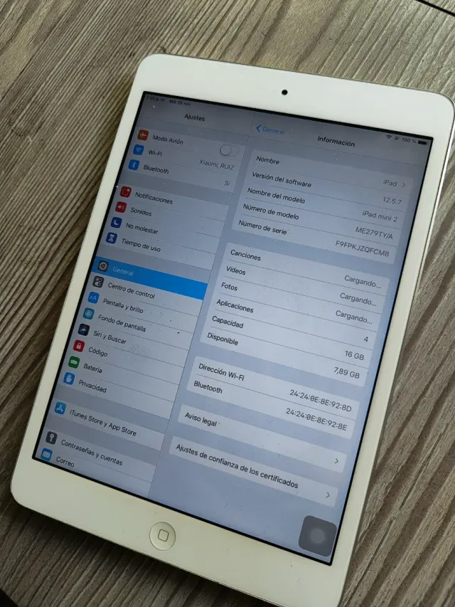 iPad mini 2 16GB Blanco/Gris