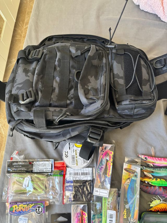 Mochila de pesca de spining surfcasting etc