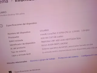 Ordenador Sobremesa HP