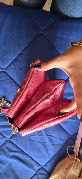 Borsa Marc Ellis nuova pelle fucsia