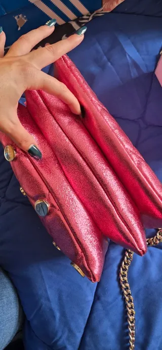 Borsa Marc Ellis nuova pelle fucsia