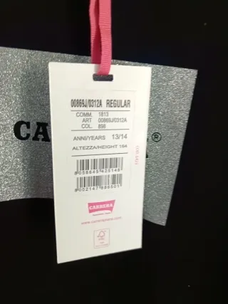 T-shirt manica lunga Carrera bambina