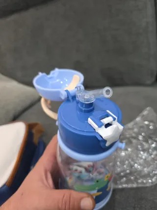 Botella agua infantil dinosaurio