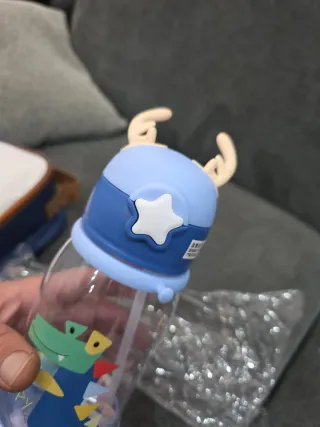 Botella agua infantil dinosaurio