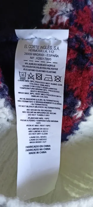 Conjunto Jersey y Gorro Lana