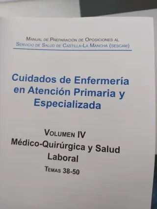 Temario completo OPE Sescam actualizado 2025/2026