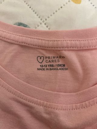 Camiseta rosa