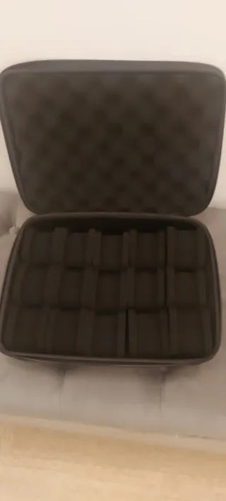 Custodia portaorologi nera