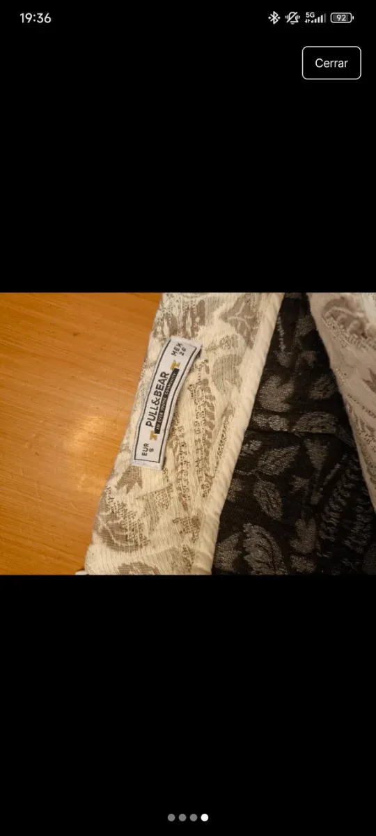 Falda corta estampada