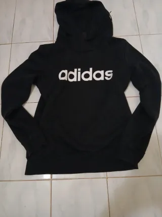 Felpa con cappuccio Adidas donna taglia 40/42