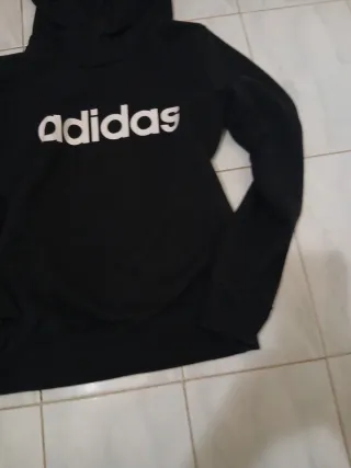 Felpa con cappuccio Adidas donna taglia 40/42