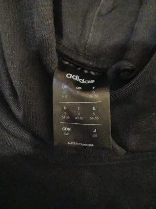 Felpa con cappuccio Adidas donna taglia 40/42