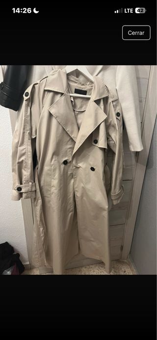 Gabardina Beige Larga