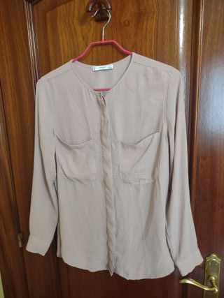 Blusa Mango Rosa Talla XS