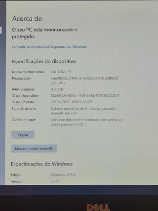 Computador - Dell Latitude E7240