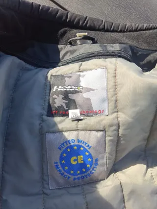 Chaqueta Moto Azul y Negra